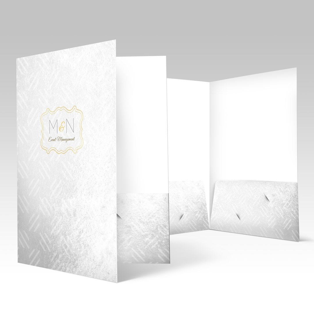 Deluxe Pocket Folders printed by 4C Digital in Mississauga