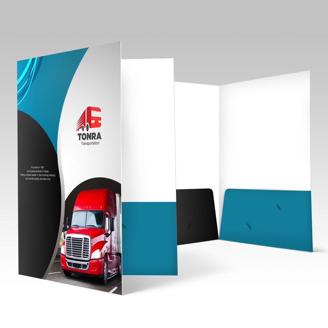 Letter Size Folders printed by 4C Digital in Mississauga