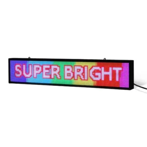 LED 8 x 27 Colour Sign
